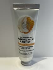 Image of The Body Shop Almond Milk & Honey Hand Cream 30ml Soothing Dry Skin
