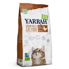 Image of Yarrah Organic Complete Grain Free Adult Dry Cat Food Chicken & MSC Fish - 800g