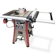 Image of Cast Iron Table Saw 10" 1800W Laser Guide Dual Fence Wheel Kit Heavy Duty 230V
