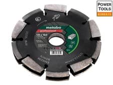 Image of Metabo 628298000 2 Row Professional Up Universal Wall Chaser Blade 125 X 18 X...