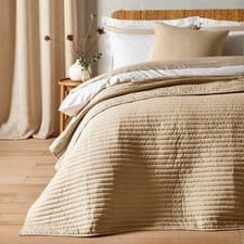 Image of Bianca Luxurious Linear Lines Quilted Bedspread