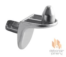 Image of Shelf Support Chrome Small Shelf Bracket for Wood Shelves Support