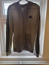 Image of ADIDAS ESSENTIALS FLEECE 3-STRIPES FULL-ZIP HOODIE