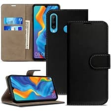 Image of Case for Huawei P20 P30 P40 Pro Lite P9 Leather Flip Magnetic Wallet Stand Cover