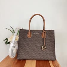 Image of NWT Michael Kors Mercer Large Logo Tote Bag