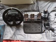 Image of Logitech G920 UK Plug Driving Force Racing Wheel for Xbox One and PC