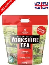 Image of Yorkshire Tea, Total 1040 Tea Bags, (Pack of 3.25 kg) Free Shipping Uk