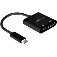 Image of Startech Usb C To Displayport Adapter With 60W Power Delivery Pass-Through 8K/4K