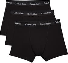 Image of Calvin Klein 0000U2662G Men's Trunk - Black (3 Pack) S,m,XL