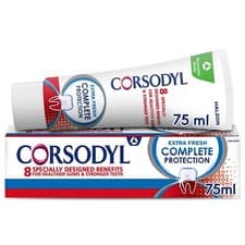 Image of Corsodyl Toothpaste Complete Protection Daily Gum Care Extra Fresh 75ml
