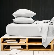 Image of EXTRA DEEP FITTED SHEET 16" DROP 40CM 100% EGYPTIAN COTTON 200 THREAD COUNT