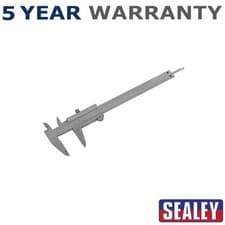 Image of Sealey Vernier Caliper 6" (150mm) (0.02mm 1/1000" Acc) AK962