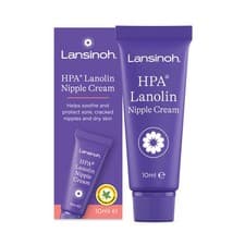 Image of HPA Lanolin Nipple Cream 10ml Sore Nipples Cracked Skin Breast Feeding 100%