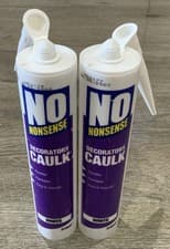 Image of No Nonsense Flexible Decorators Instant Acrylic Caulk White Filler Sealant 310ml