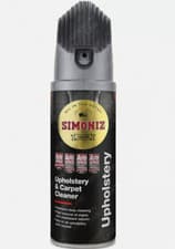 Image of Simoniz Car Upholstery Fabric & Carpet Cleaner Foam Stain Remover Brush 400ml