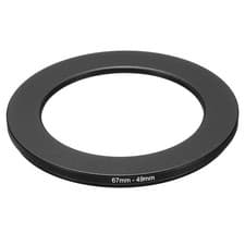 Image of 67mm-49mm Metal Step Down Ring Camera Lens Filter Adapter Ring Aluminum Filter