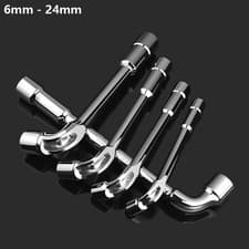 Image of Angled Head L Shaped Hex Wrench – Metric Socket 6mm-24mm Double Ended Open Hex