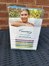 Image of CleverSpa Universal Spa Natural Chemical Outdoor Hot Tub Starter Kit chlorine
