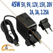 Image of For HP USB-C 20V 2.25A USB-C 45W Power Supply AC Adapter Charger PSU
