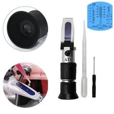 Image of Handheld Car Antifreeze Battery Acid Engine Coolant Tester Glycol Refractometer