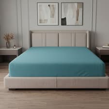 Image of Fitted Sheet 11"/28cm Deep Egyptian Cotton 200TC Single 4FT Double King Super