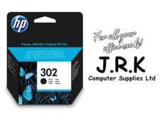 Image of Genuine HP 302 Black Ink Cartridge Standard For DeskJet Printer