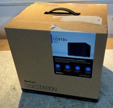 Image of Synology DiskStation DS918+ 4 Bay Nas System (Opened / Never Used)