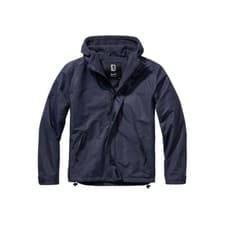 Image of Brandit Windbreaker Front Zip Wind Jacket Fleece Wind And Water Resistant + Hood
