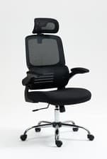 Image of BiGDUG Ely Executive Mesh Office Chair - High Back Desk Chair - Black
