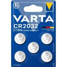 Image of 5x Varta CR2032 CR 2032 DL2032 Lithium 3V Batteries Coin Cell Longest Expiry UK
