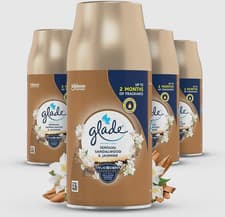 Image of Glade Air Freshener Refills 4x269ml Sandalwood & Jasmine Automatic Spray-UK