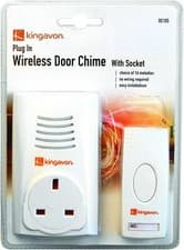 Image of Plug-in Wireless Door Chime with Socket Bell 100m 38 Melodies Easy To Install