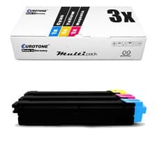 Image of 3x Eco Cartridge for Kyocera Ecosys M6635cidn P6235cdn Colour Set