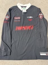 Image of Air Jordan Essentials Long Sleeve Rugby Style Shirt Mens XL Tall HF9323-010 NWT