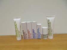 Image of Malin + Goetz Travel Set Cleanser, Vitamin e Face Moisturizer, Deodorant etc NEW