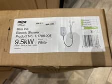 Image of mira vie 9.5kw electric shower white 1.1788.005
