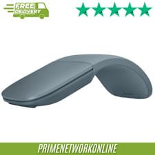 Image of Microsoft Surface Arc Wireless BlueTrack Mouse – Ocean 100% ORIGINAL ⭐⭐⭐⭐⭐