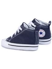 Image of Converse First Star Hi Infants Pre Walkers Soft Soles UK Size 1 - 3 Navy 88865