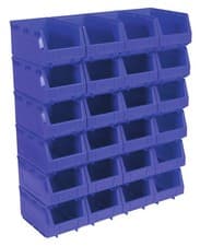Image of Sealey Plastic Storage Bin 150 x 240 x 130mm, Blue - Pack of 24