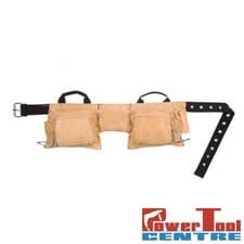 Image of Kuny's 12 Pocket Pouch Strong Suede Leather Carpenters Tool Belt Apron, AP-527X