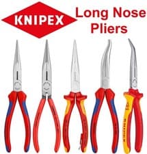 Image of KNIPEX Long Nosed Pliers Cutters Grips Snips Combi Needle Nose Plier All Sizes