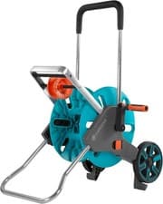 Image of Gardena CleverRoll M Easy Hose Trolley with 60m Capacity, Stable Metal Guide, An