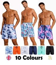 Image of Swim Shorts Mens Boys Swimming Trunks Beach Swimwear Hawaiian Sports Short NEW
