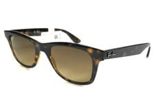 Image of Ray-Ban Sunglasses RB4640 710/M2 Light Havana Frames with Brown Polarized Lenses