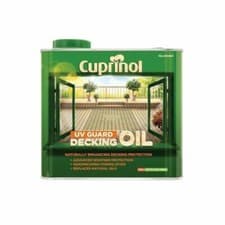 Image of Decking Oil Cuprinol UV Guard Advanced Weather Protection - Water Based 2.5ltr