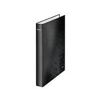 Image of Leitz WOW Ring Binder 2 D-Ring A4 25mm Black (Pack of 10) 42410095