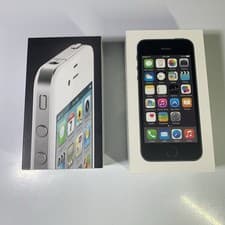 Image of Apple iPhone 4 8 GB White + 5s 32 GB Gray EMPTY BOX ONLY - No Phone!