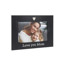 Image of Heartfelt Photo Frame 6x4 Love You Mum