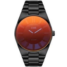 Image of Storm Solaron Slate Red Mens Watch Red Dial Black Strap 47562/SL/R