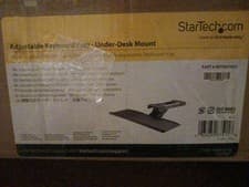 Image of NEW StarTech Under the Desk Adjustable Keyboard Tray KBTRAYADJ